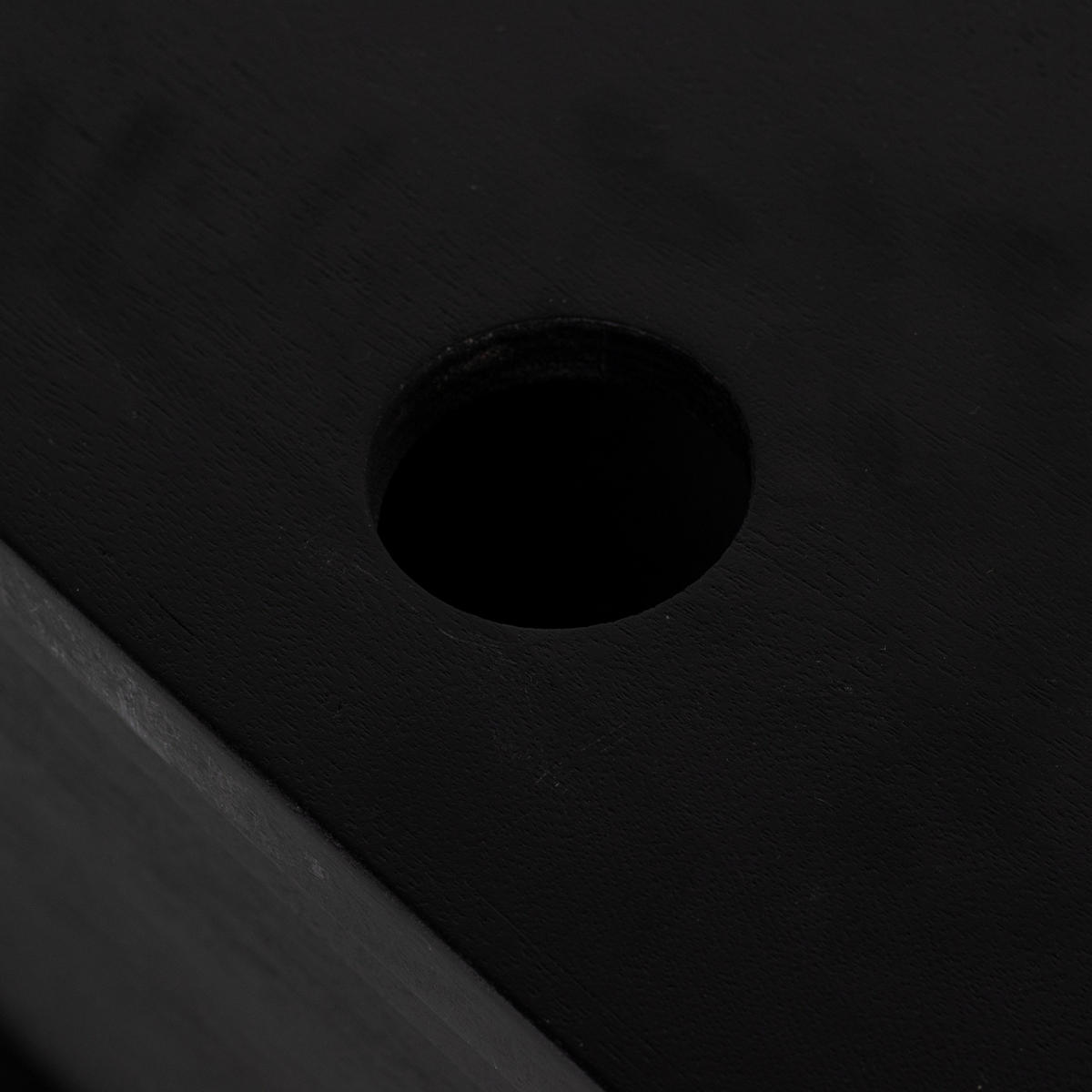 TV-MÖBEL mit 5 Türen aus Mangoholz, schwarz - Schwarz, Metall (200/40/30cm) - Giga Meubel