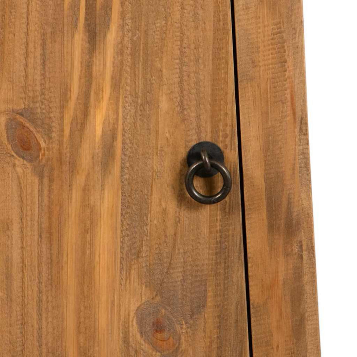 BAD-WANDSCHRANK Massivholz Kiefer 42/23/70 Cm - Braun, Holz (23/70/42cm) - vidaXL