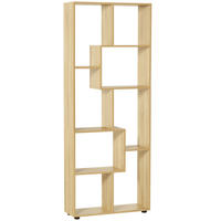 ZICKZACK-BÜCHERREGAL 70/24/178 cm Naturholz - Naturfarben, Karton (70/178/24cm)