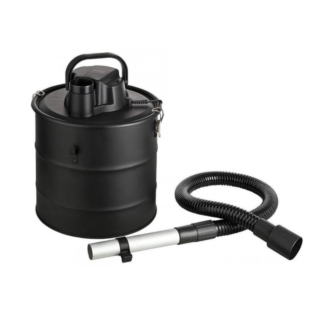 ASCHESAUGER 18L 800W mit HEPA Filter - Schwarz, Metall (28/35/28cm) - Kinzo