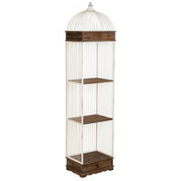 REGAL aus Holz und Metall 41x31x172 cm - Braun, Metall (41/172/31cm) - Wanderlust