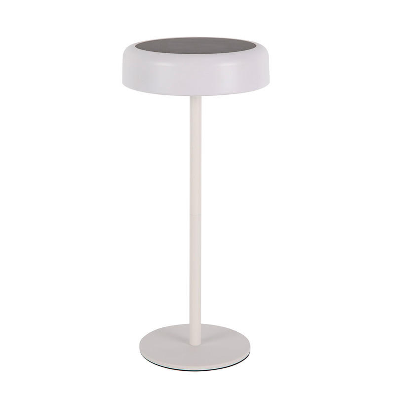 LED-TISCHLEUCHTE Abegg 14/14/30cm - Weiß, Kunststoff (14/14/30cm) - Nettlife