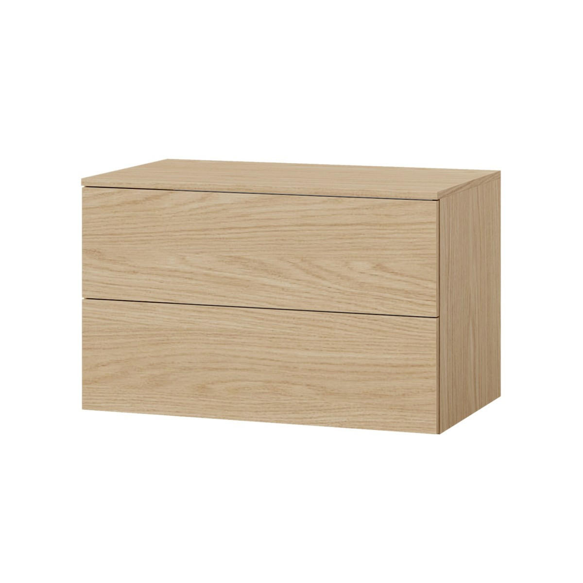 WASCHTISCHUNTERSCHRANK Color 2S 80 Frühlings-Eiche - Eichefarben, Holzwerkstoff (80/50/45cm) - mzm24
