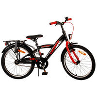 KINDERFAHRRAD Thornbike - Jungen - 20 Zoll - Rücktritt + Handbremsen - Schwarz/Rot - Rot, Metall (60cm) - TPFSports