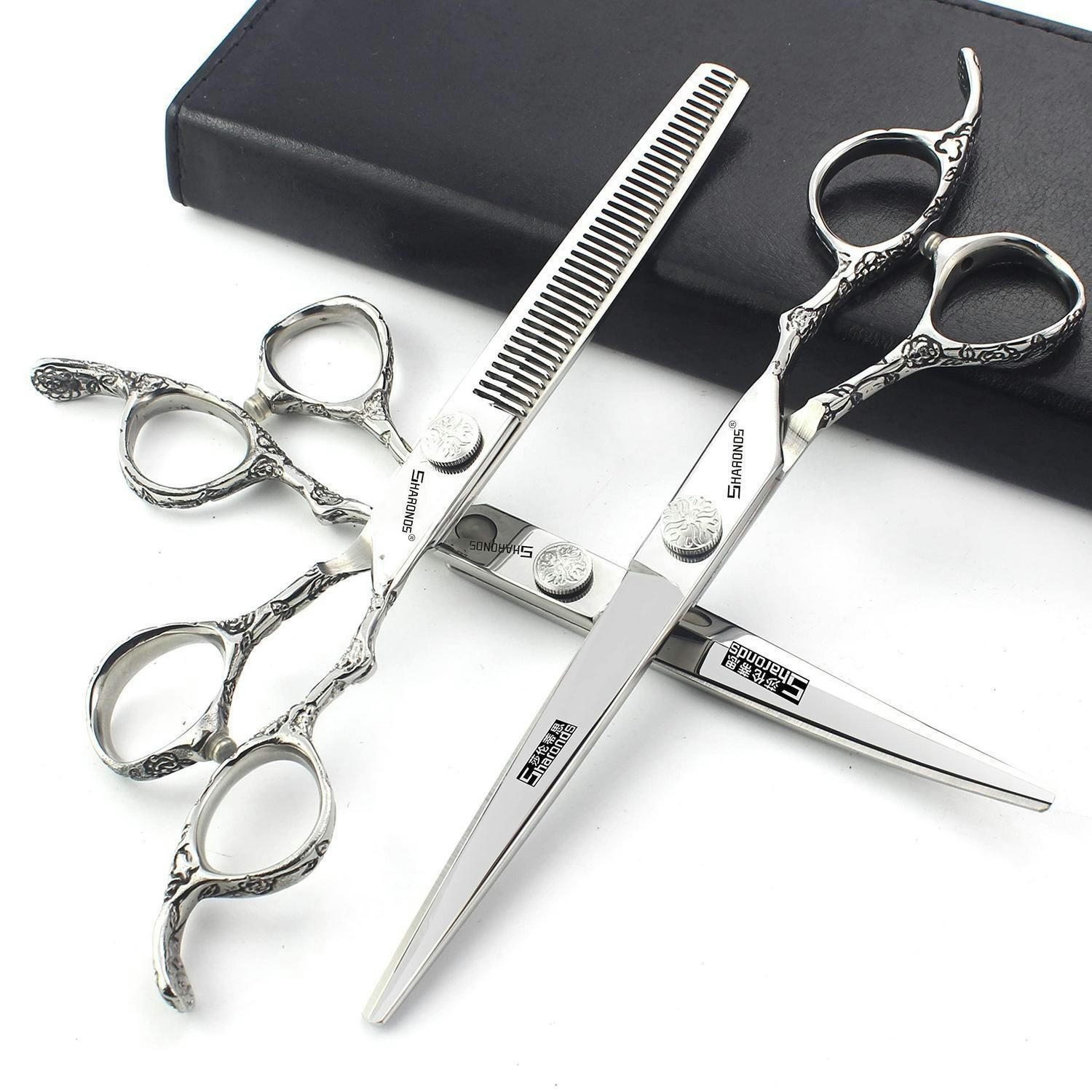 HAARSCHNEIDER-SET 7 Zoll 3-teilig - Silberfarben, Metall (6/1/17.7cm)