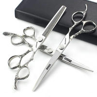 HAARSCHNEIDER-SET 7 Zoll 3-teilig - Silberfarben, Metall (6/1/17.7cm)