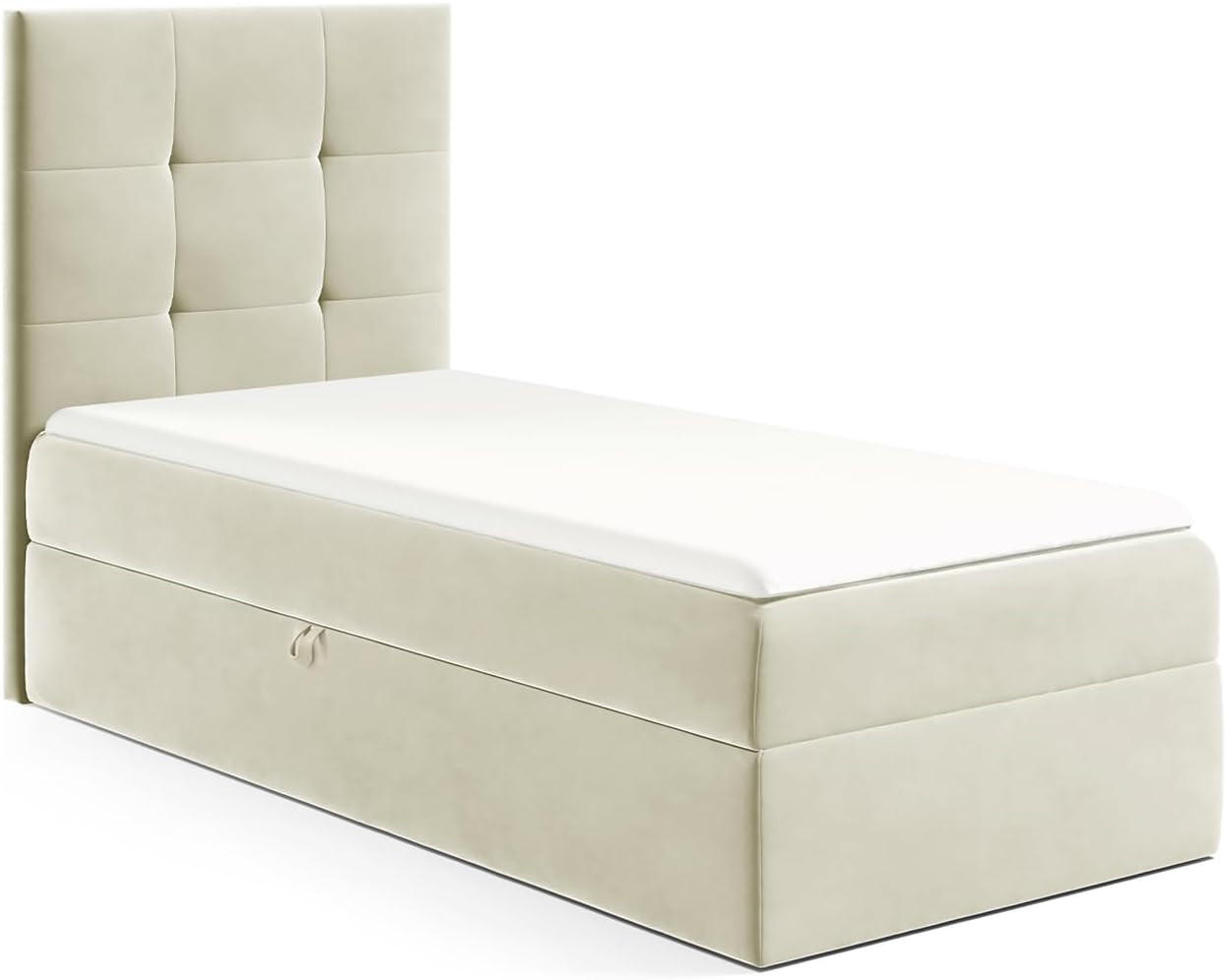 KINDERBETT MINO 2 - Creme, Holzwerkstoff (84/208cm) - Meblini