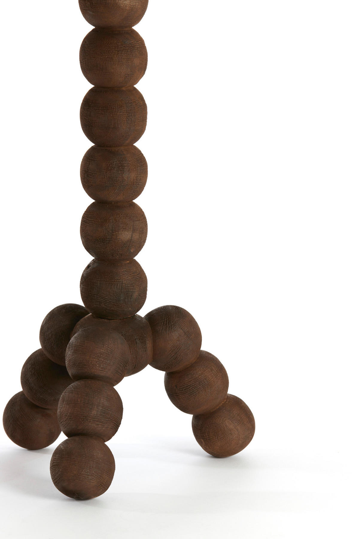 BEISTELLTISCH Veglio Braun Ø35/54 cm - Dunkelbraun, Holz (35/35/54cm) - Light & Living