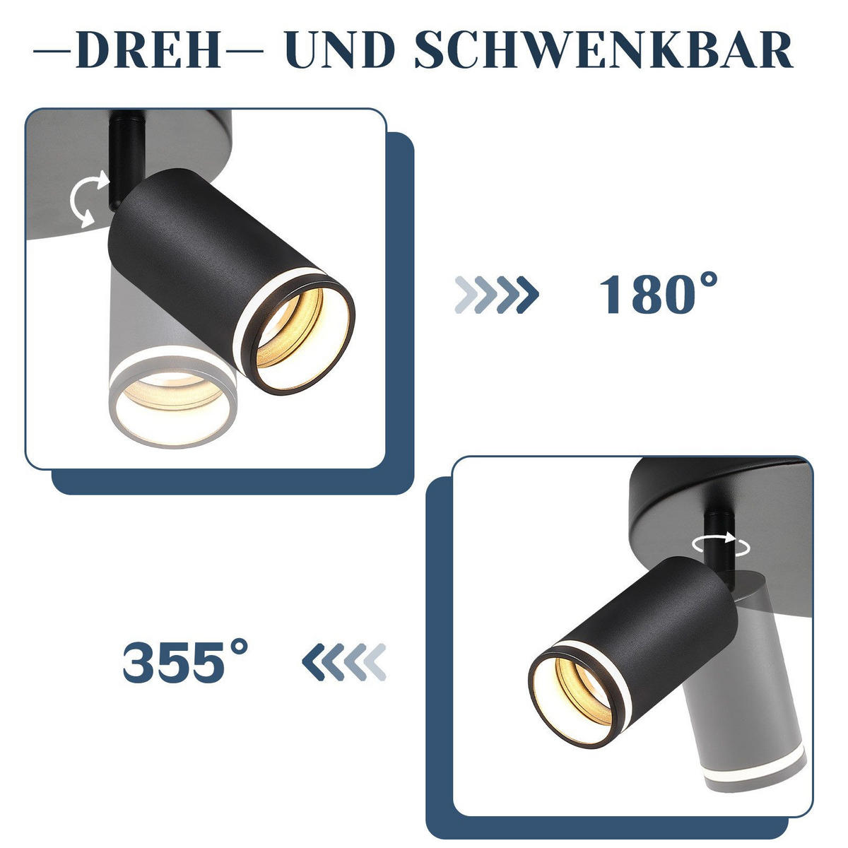 STRAHLER Coesfeld 3-flammig 20/20/17 cm - Schwarz, Metall (20/20/17cm) - Nettlife