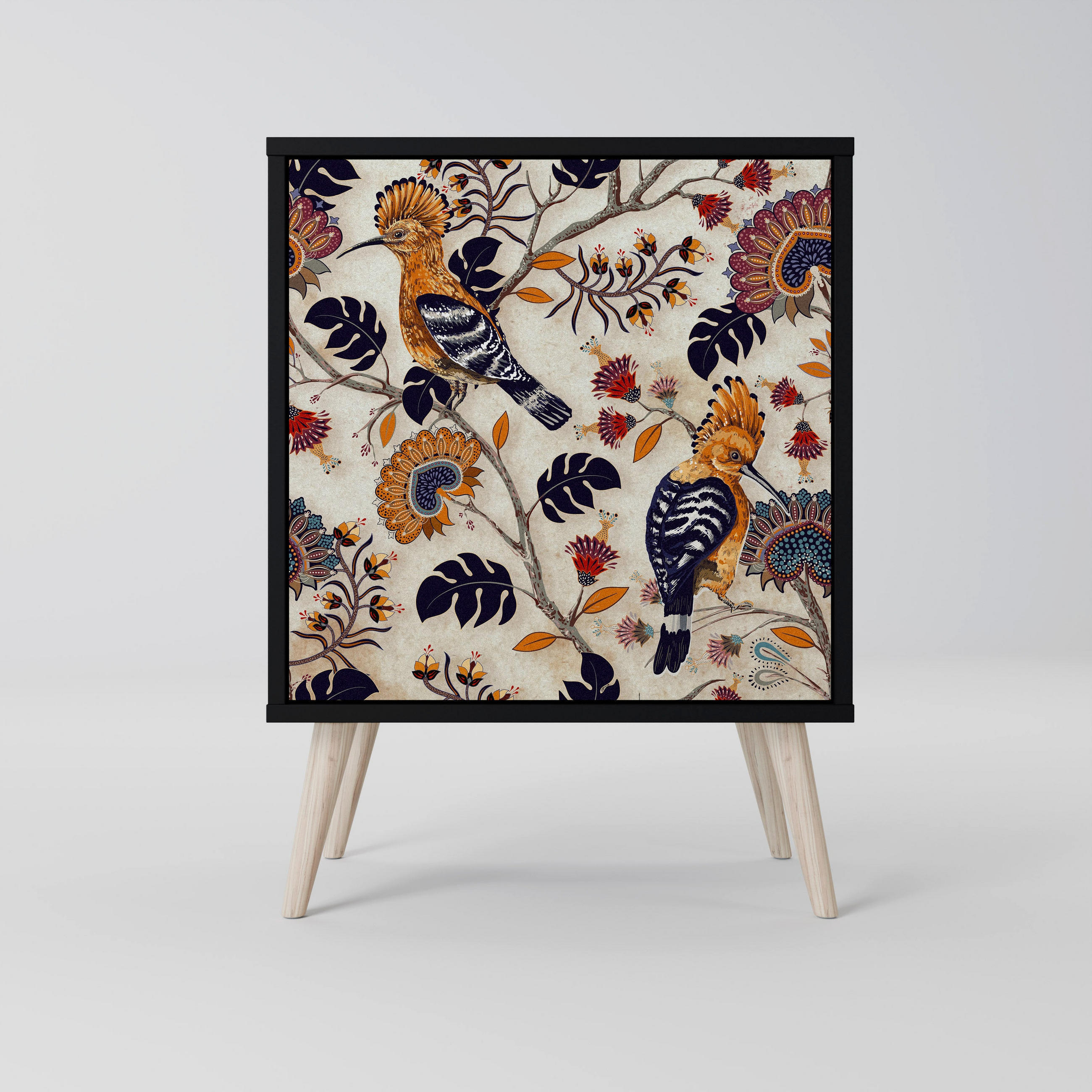 SpaceRebels Sideboard Schwarz 57.5x77.5x42 cm