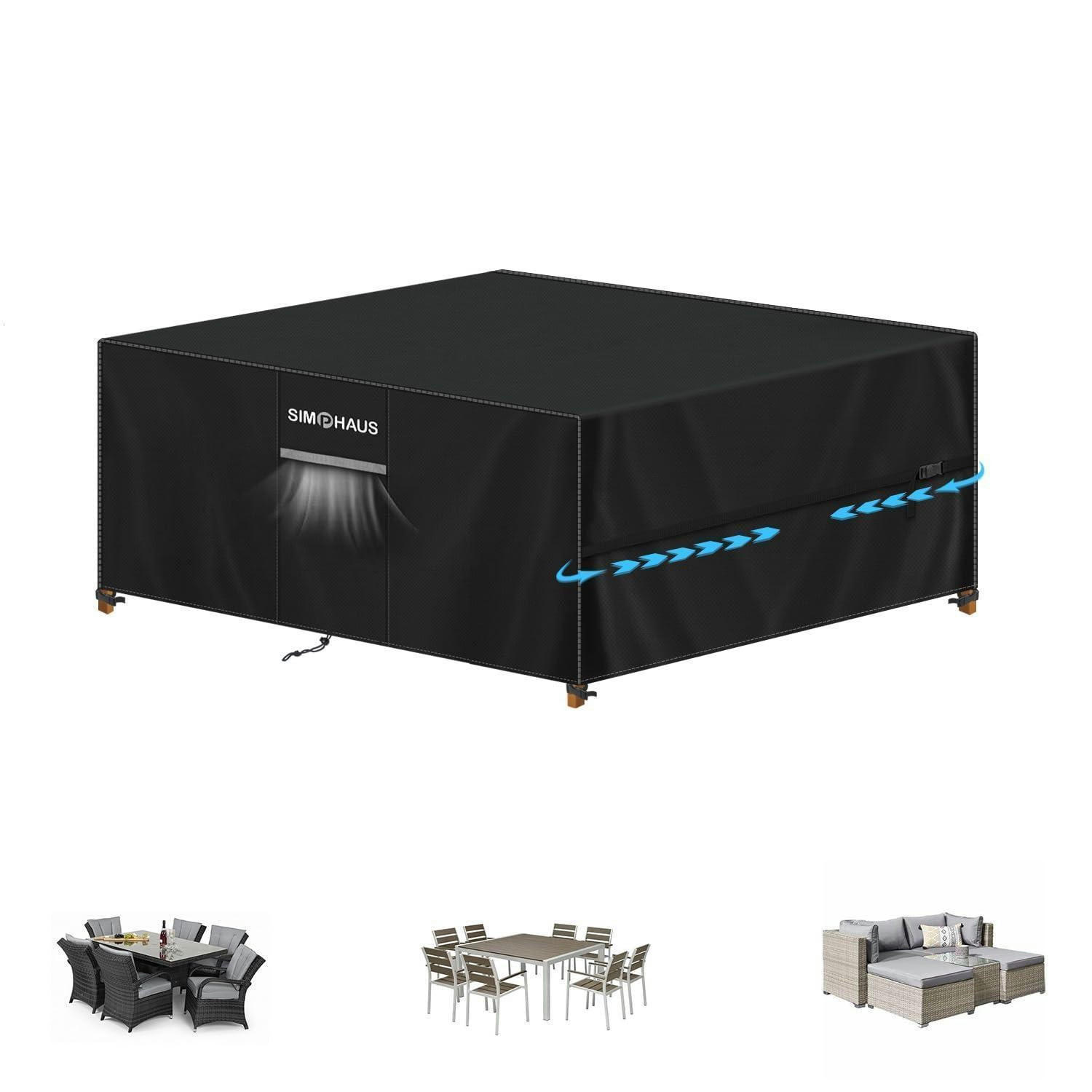 XXXLutz Abdeckhaube Schwarz 130x75x150 cm