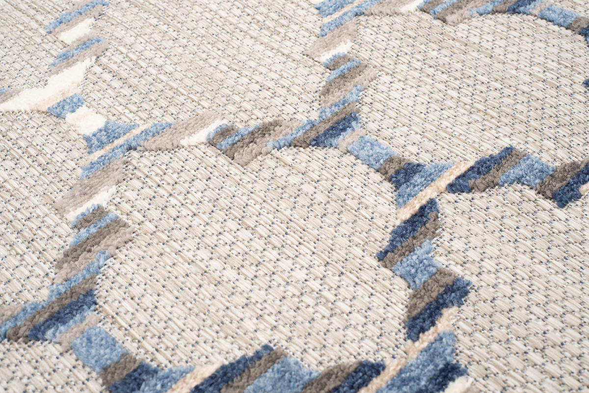 TEPPICH PATIO Creme 240/330 cm - Creme, Kunststoff (240/330cm) - Tapiso