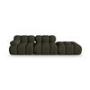 SOFA modular rechts Bellis aus 3D-Stoff Amazonasgrün 4 Sitzplätze - Waldgrün, Textil (282/70/94cm) - Micadoni
