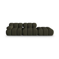 SOFA modular rechts Bellis aus 3D-Stoff Amazonasgrün 4 Sitzplätze - Waldgrün, Textil (282/70/94cm) - Micadoni