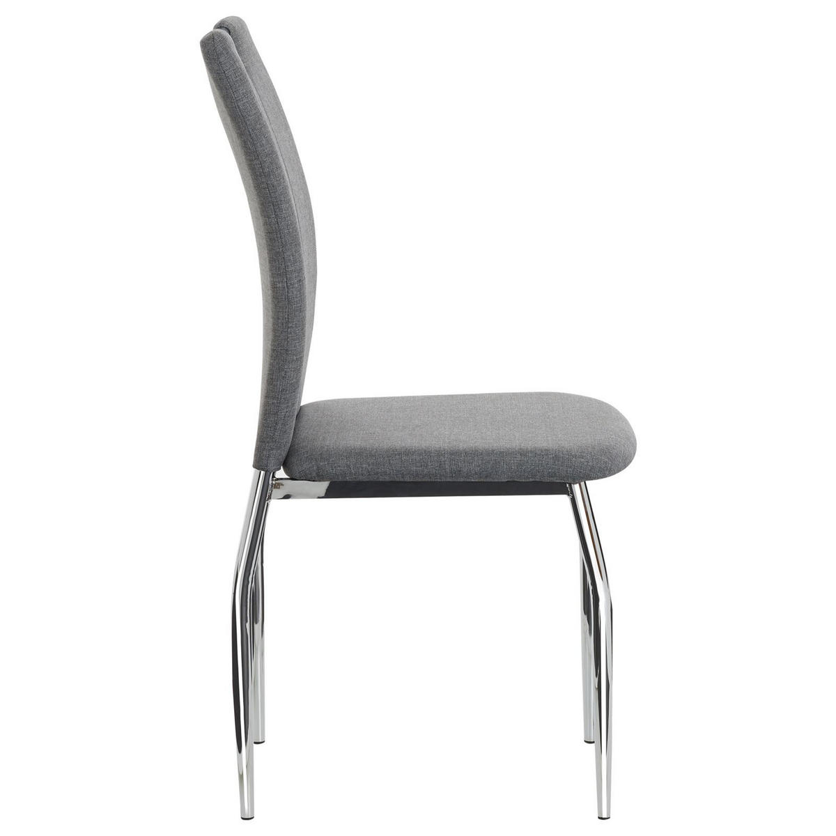 ESSZIMMERSTUHL APOLLO 4ER-SET - Grau, Textil/Metall (44/98/52cm) - IDIMEX