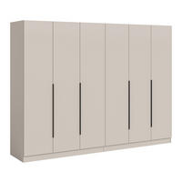 KLEIDERSCHRANKKOMBINATION KOPENHAGEN (B/H/T: ca. 240/181/52 cm) in Kaschmir/Kaschmir - Kaschmir, Holz (240/181/52cm)