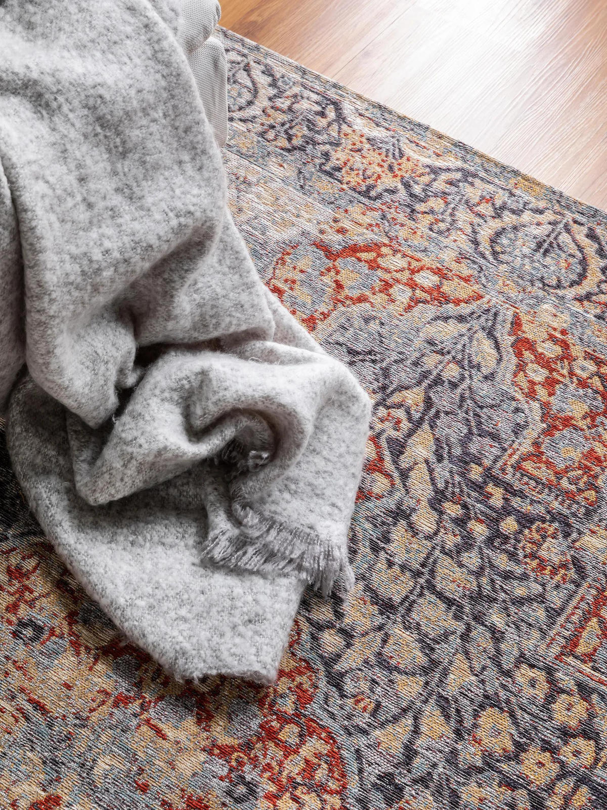 FLACHGEWEBETEPPICH Stay Lila 290x400 cm - Lila, Textil (290/400cm) - benuta Pop