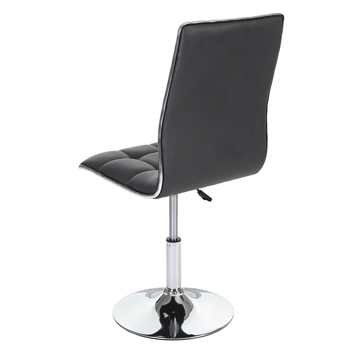 ESSZIMMERSTUHL 2er-Set 103x43x54cm Sitzhöhe 41cm Kunstleder Grau - Grau, Kunststoff (43/103/54cm) - CHEFGASTRO