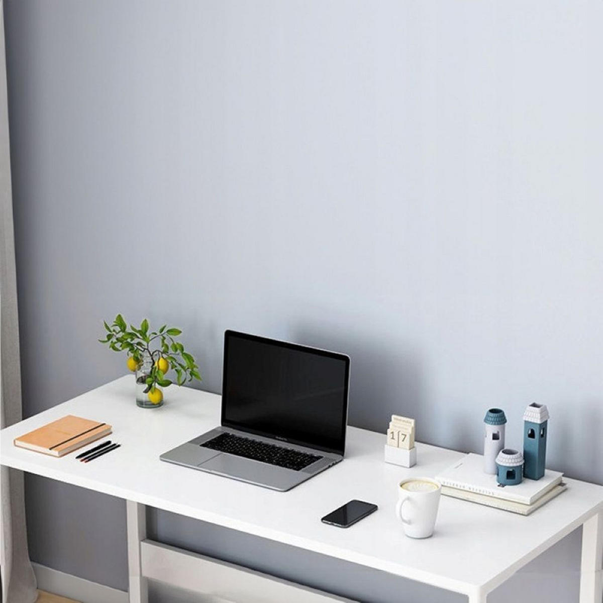 SCHREIBTISCH, weiß 80/37/73 cm - Weiß, Holzwerkstoff (40/86/6cm)