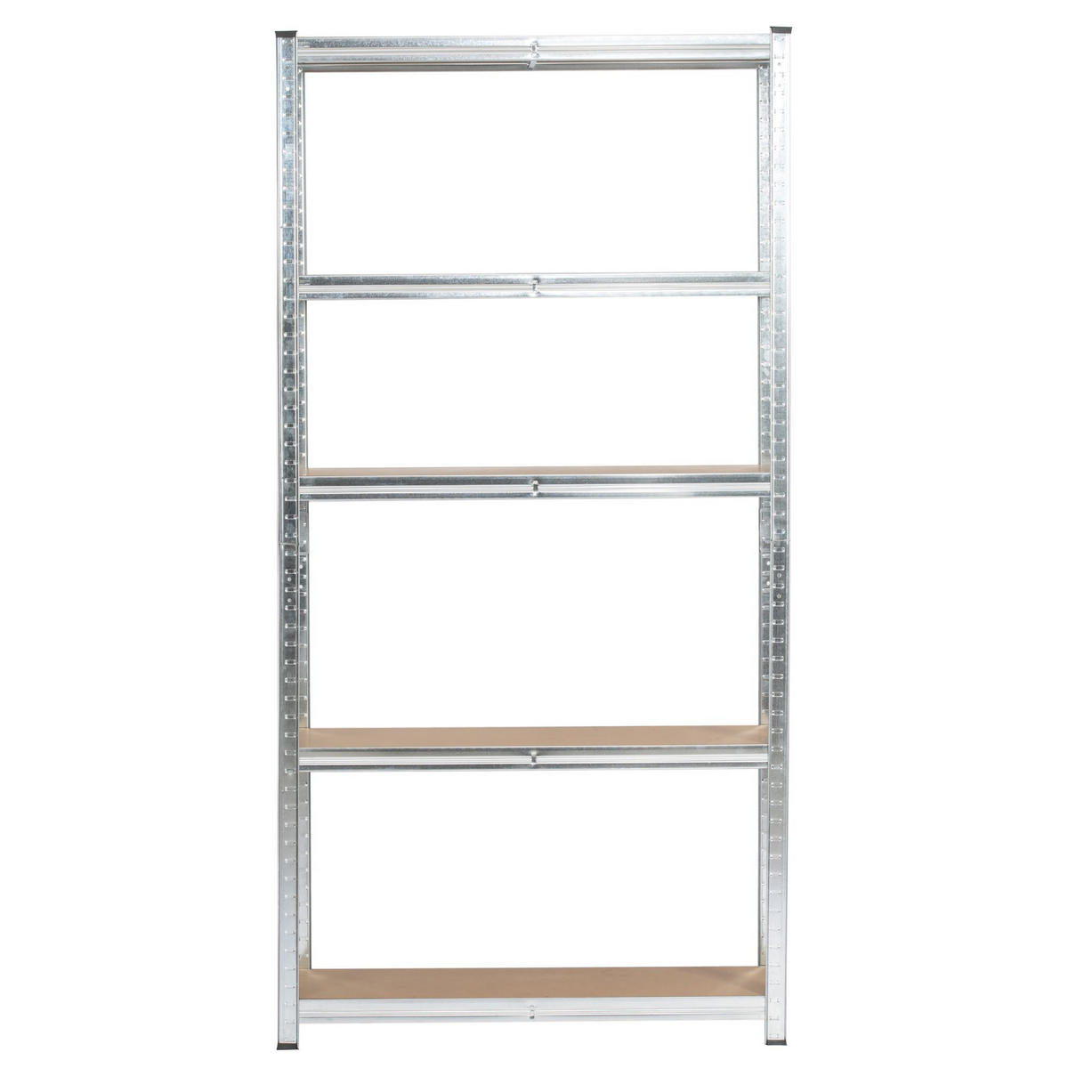 SCHWERLASTREGAL galvanisiertes Silber 90x30x180 cm - Silberfarben, Metall (90/180/30cm) - Akord