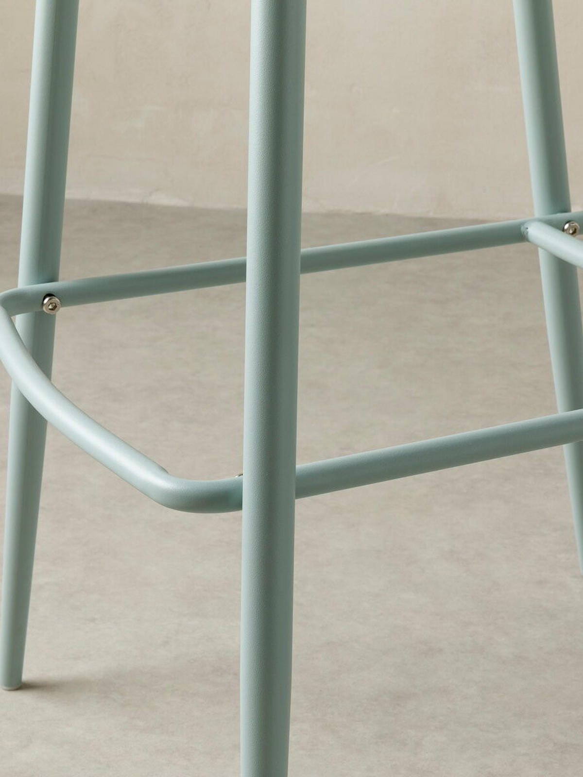 BARHOCKER Lein Grün 49.5 cm x 101.5 cm - Grün, Kunststoff (49/101/48cm) - Kenay Home