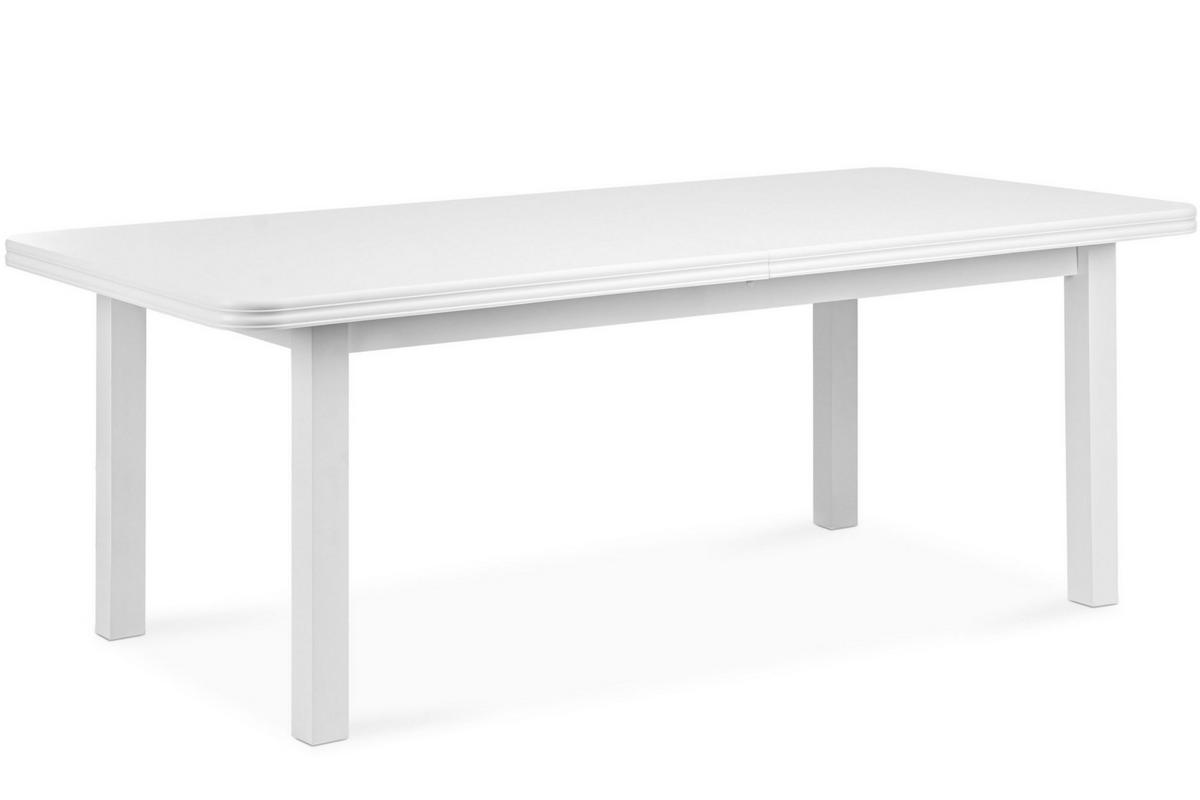 ESSTISCH COSPE ausziehbar bis 180cm, weiß - Weiß, Holz (140/77/80cm) - KONSIMO®