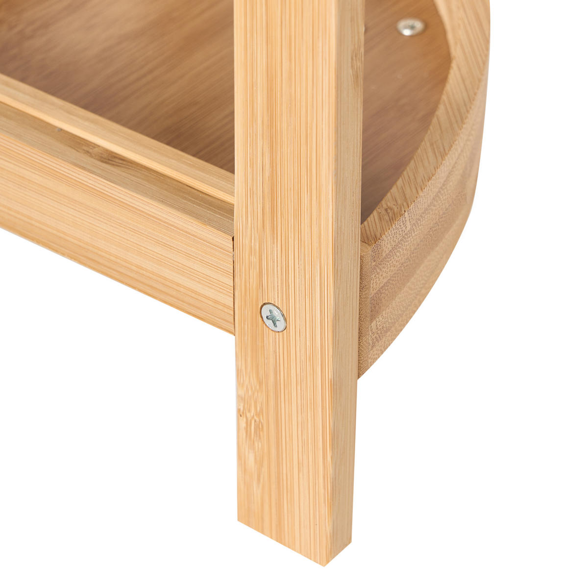 RAFT DE COLȚ bambus maro deschis Illampu - maro, lemn (34/77/23cm) - Beliani
