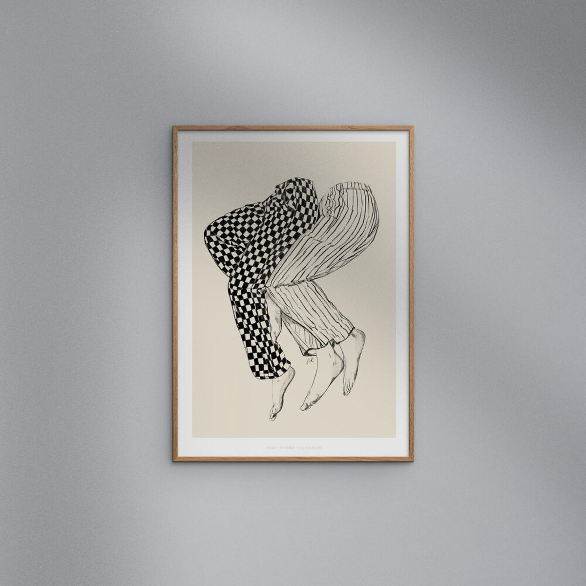 POSTER Jenny Liz Rome - Love 1 - Naturfarben, Papier (50/70/0.1cm) - Poster&Frame