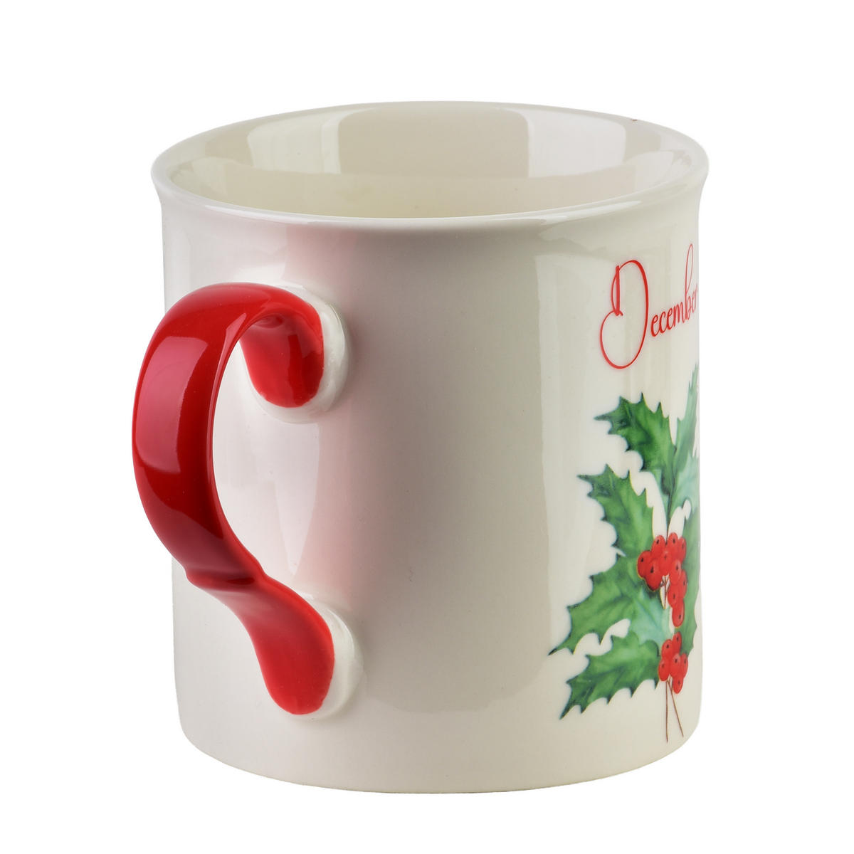 BECHER Mes rot 8.5/10/9 cm Porzellan - Hellrot, Keramik (0.32L) - Mondex