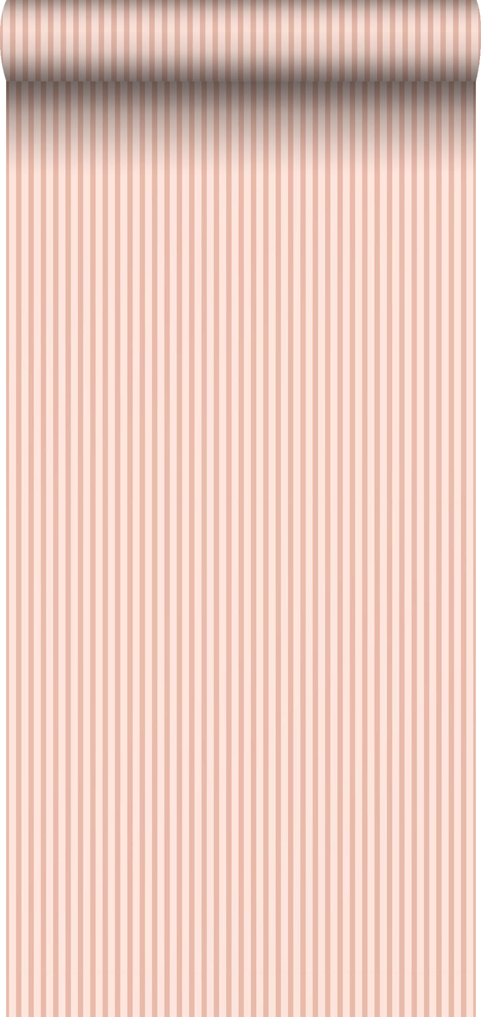 TAPETE Streifenmuster 50 x 900 cm - Pink, Papier (50/900cm) - Sanders & Sanders