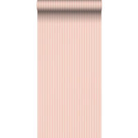TAPETE Streifenmuster 50 x 900 cm - Pink, Papier (50/900cm) - Sanders & Sanders