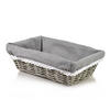 BROTKORB Will Grau 28x18x9 cm Kunststoff - Grau, Kunststoff (18/9/28cm) - Mondex