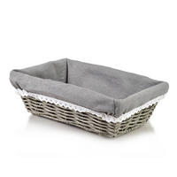 BROTKORB Will Grau 28x18x9 cm Kunststoff - Grau, Kunststoff (18/9/28cm) - Mondex