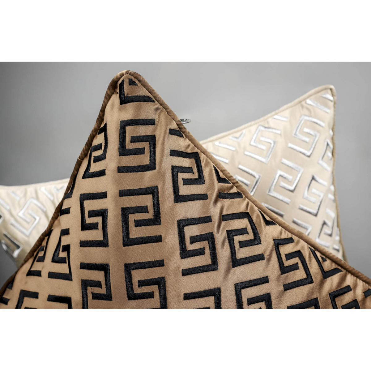 ZIERKISSENHÜLLE GRAPHIC - Braun, Textil (45/45cm) - Sportalm Kitzbühel