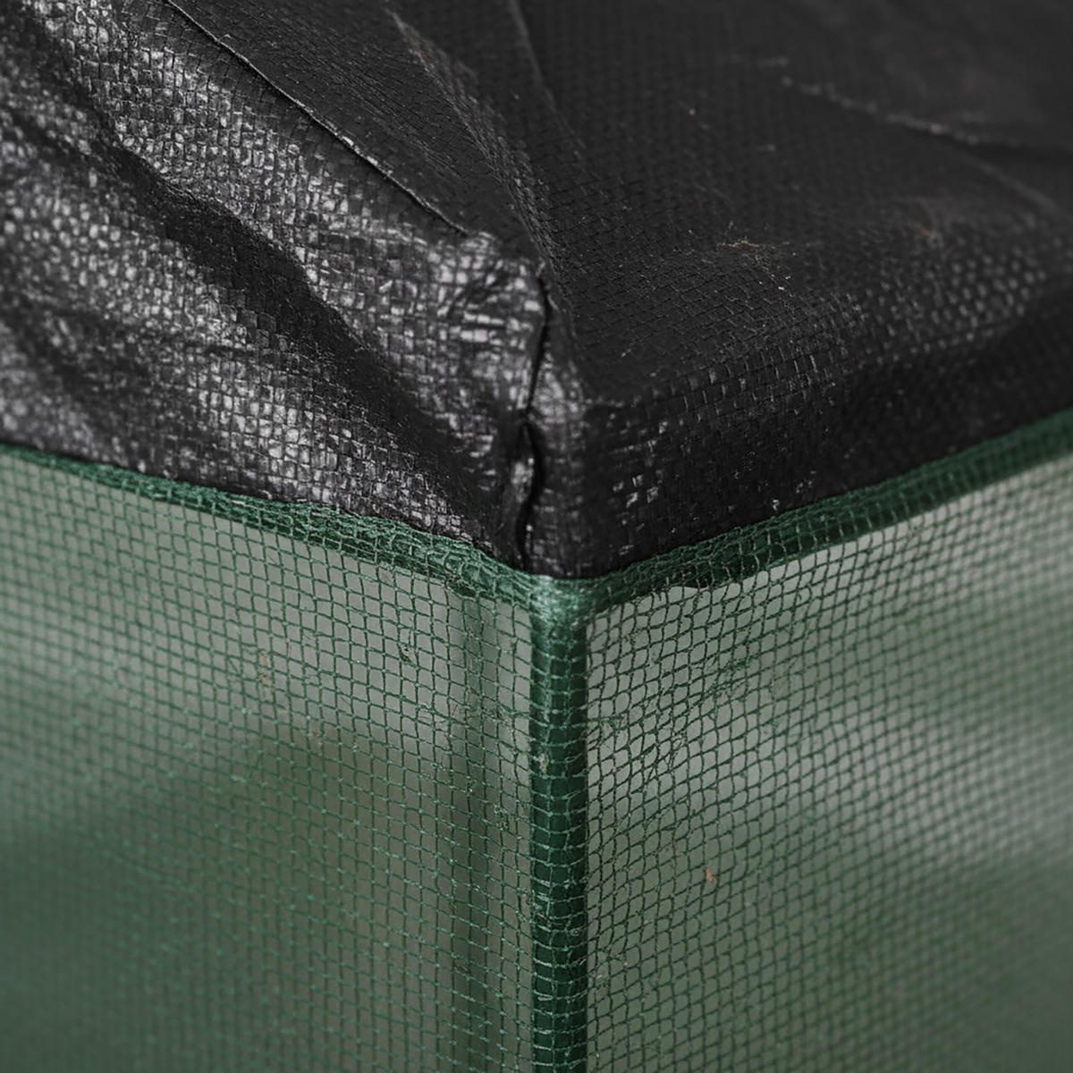 KRYT Tmavě zelený síť proti hmyzu 150x130x90 cm - tmavě zelená, kov/textil (27/8/65cm) - Relaxdays