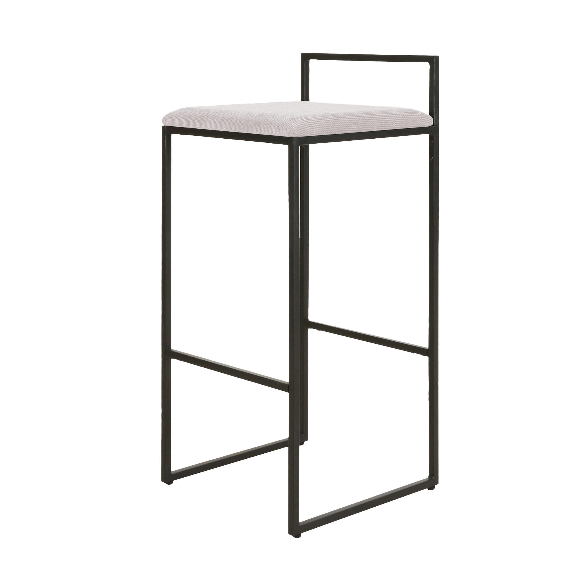 BARHOCKER Stan Beige 38 cm x 85 cm - Beige, Textil (38/85/38cm) - Kenay Home