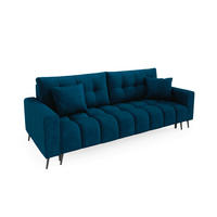 SCHLAFSOFA - Sofa Forta - Dunkelblau (Amon 07) - Dunkelblau, Holz (233/72/101cm) - Möblo