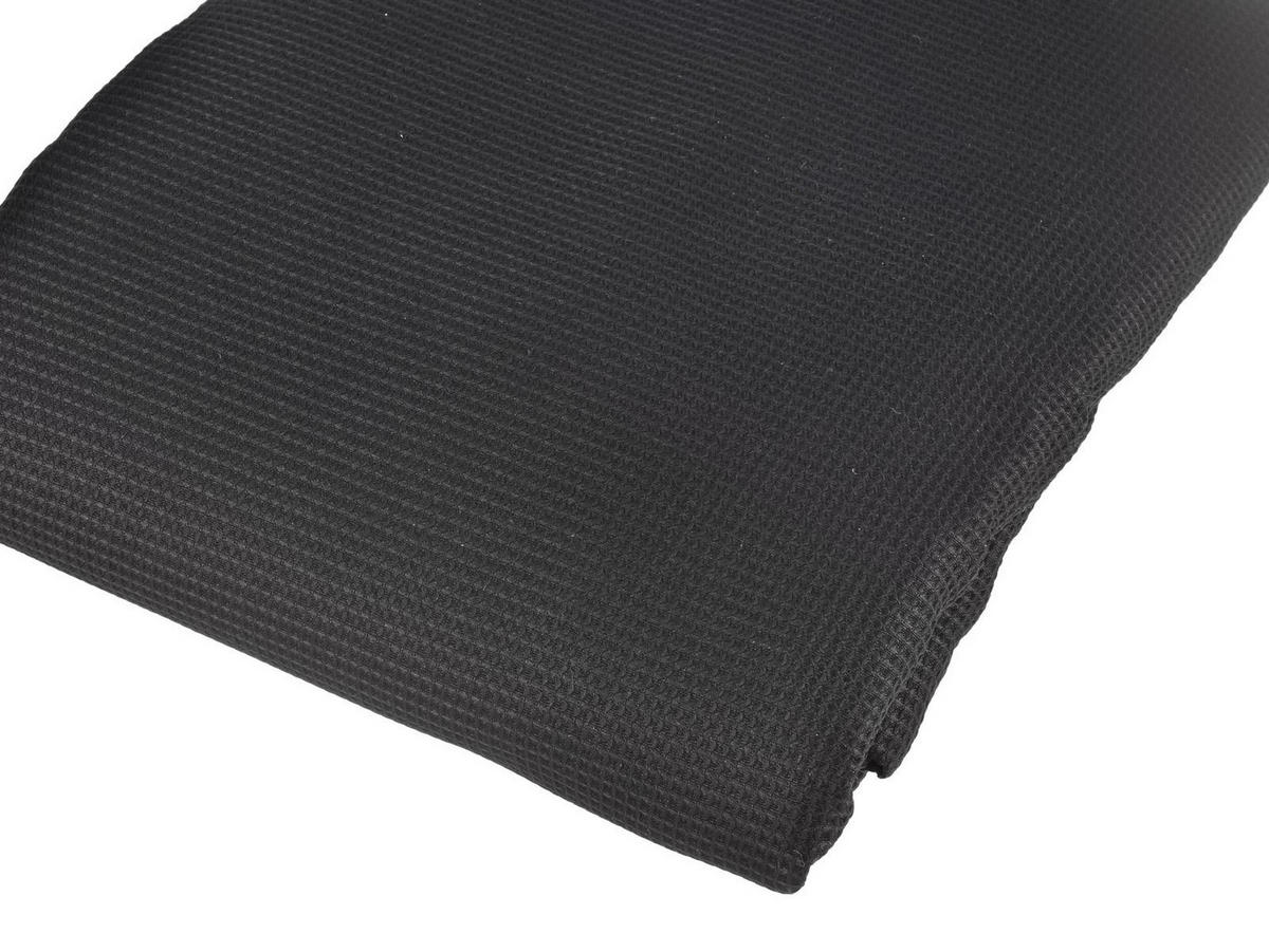DUSCHVORHANG Lux schwarz 180x200 cm - Schwarz, Textil (200/180cm) - Zone Denmark