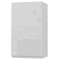 HÄNGESCHRANK Florence W2/40 Weiß / RAL 9003 signalweiß HG 40 / 32,5 / 72cm - Türanschlag links - Weiß Hochglanz/Weiß, Holz/Holzwerkstoff (40/72/32.5cm) - Feldmann-Wohnen