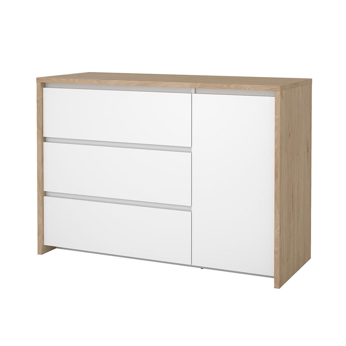 KOMMODE, Next, Weiß, Holzwerkstoff, 119 x 48 x 84 cm - Weiß, Holzwerkstoff (119/84/48cm) - ebuy24