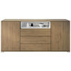 SIDEBOARD Skadu Weiß Hochglanz - Weiß Hochglanz, Holzwerkstoff (166.5/75.5/35cm) - Vladon