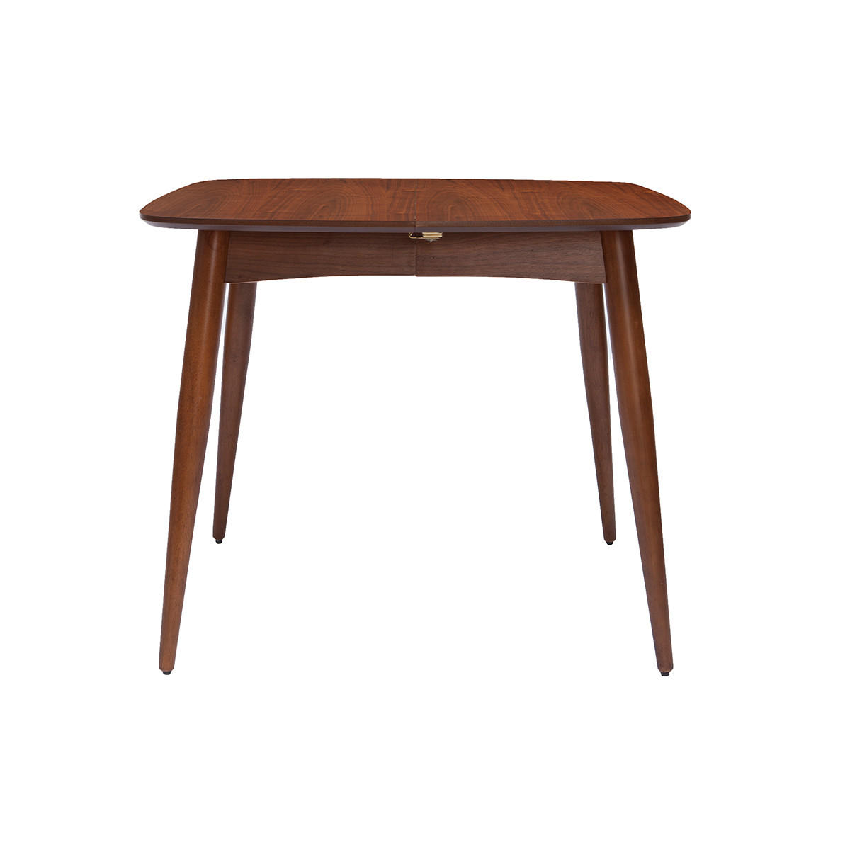 ESSTISCH Ausziehbar Nussbaum 90x130 NORDECO - Walnussfarben, Holz (90/90/75cm) - Miliboo