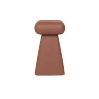 BEISTELLTISCH Earth Terra/ Rot - Rot, Metall (29.5/29.5/51cm) - Zuiver
