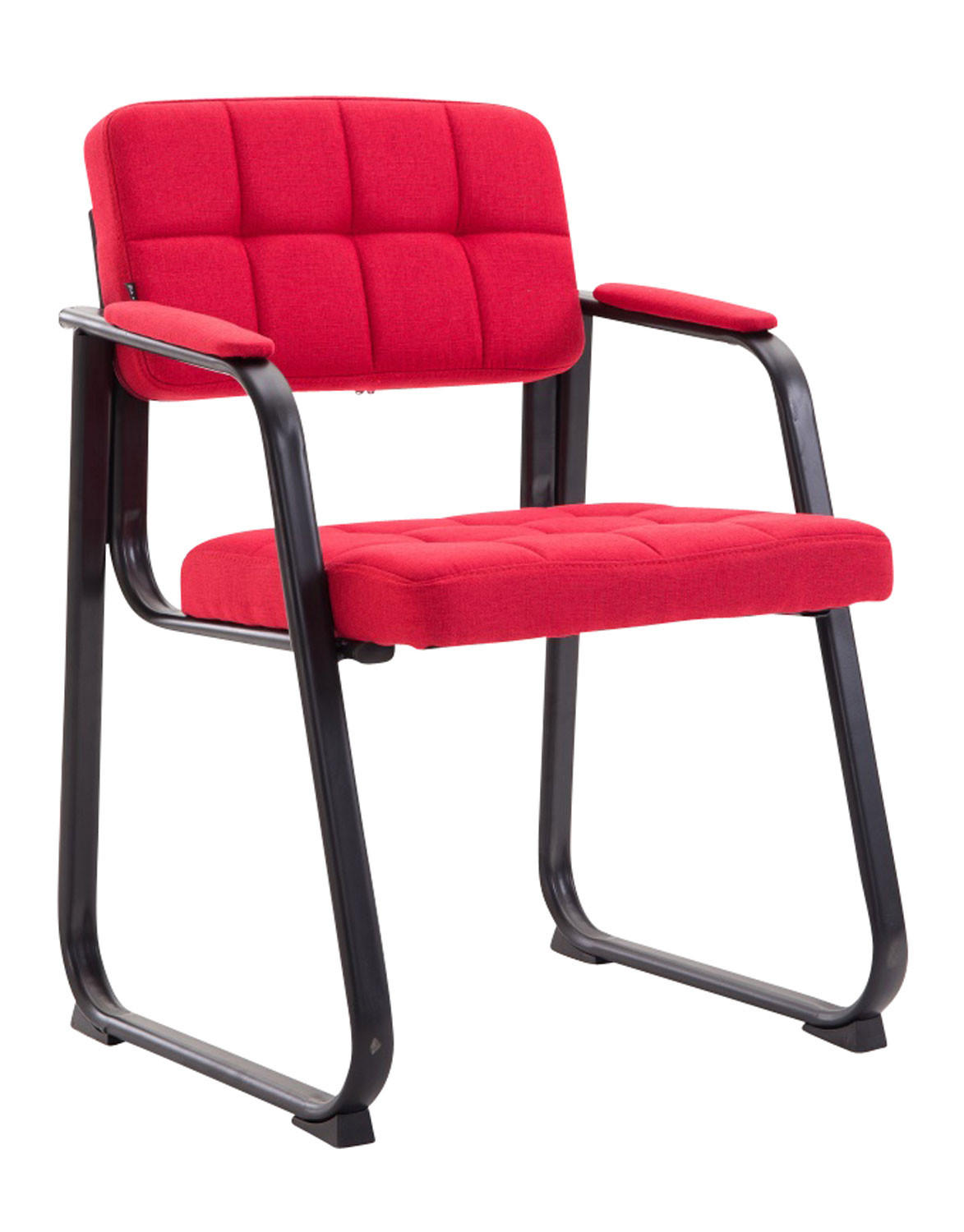 Deluke Besucherstuhl Rot 59x84x58 cm
