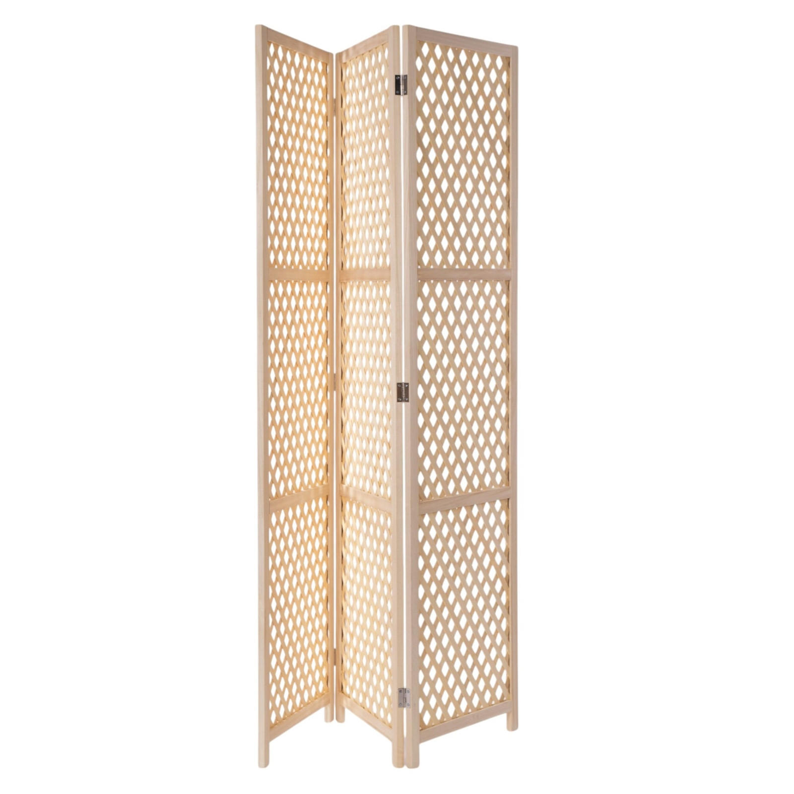 RAUMTEILER Lumina 3-tlg. Bambus natur - Naturfarben, Holz (120/170/2cm) - CREEDWOOD
