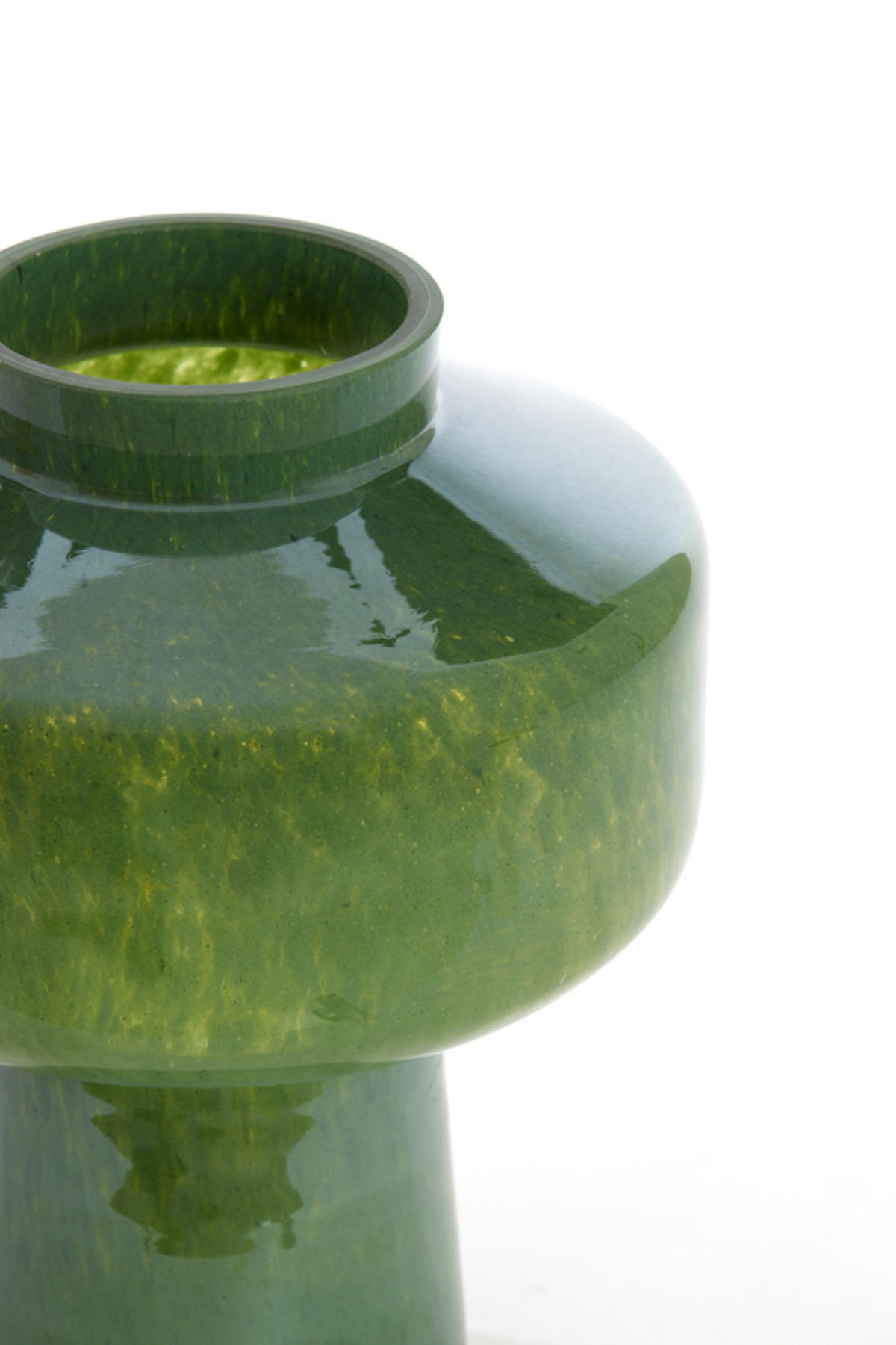 VASE Trasmon Grün Ø23,5/29,5 cm - Grün, Glas (23.5/29.5cm) - Light & Living