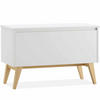 SPIELZEUGTRUHE DAMBI - Weiß, Holzwerkstoff (91/59cm) - KONSIMO®
