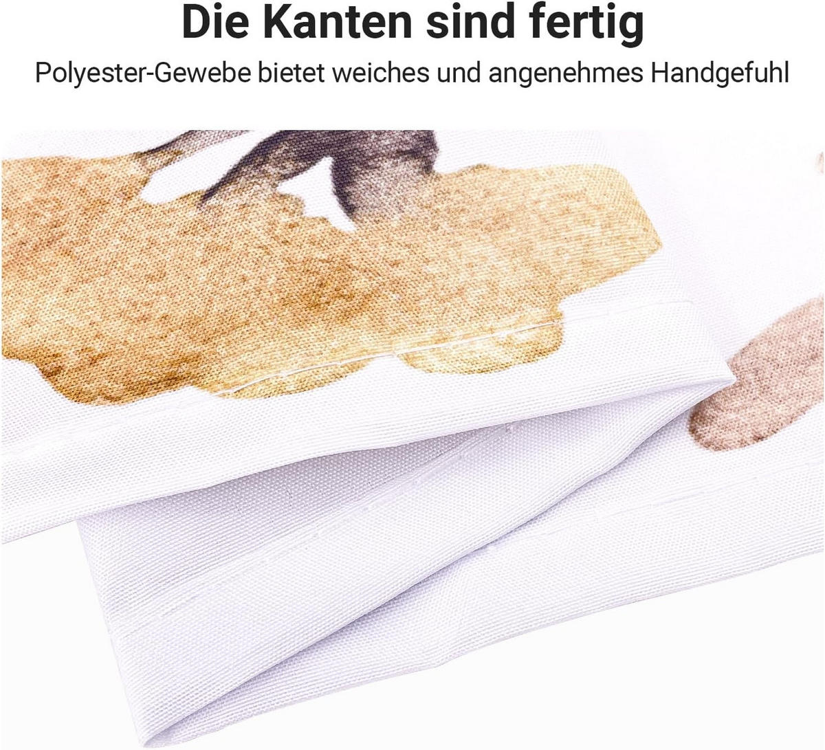 DUSCHVORHANG floral Muster beschwerter Saum schimmelresistent mit Ringen Badewanne - Weiß, Textil (180/180cm) - MCBOSON