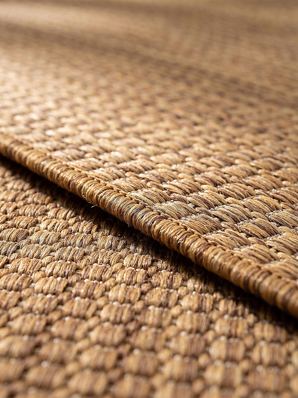 LÄUFER Outdoor, Fußbodenheizung-geeignet, VIGOLENO in Ockerbraun, 80 x 150 cm - Braun, Textil (80/150cm) - KADIMA DESIGN