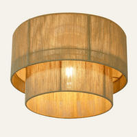 DECKENLEUCHTE Clemens Ⅲ 40/40/28 cm - Braun, Metall (40/40/28cm) - Nettlife